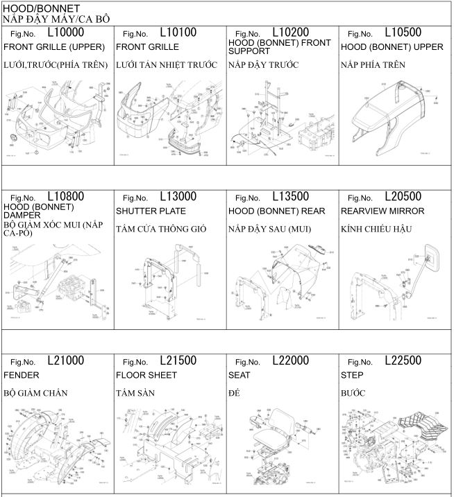 Nắp capo rè chắn